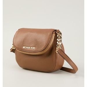Michael Kors Brown Bedford Leather Crossbody bag